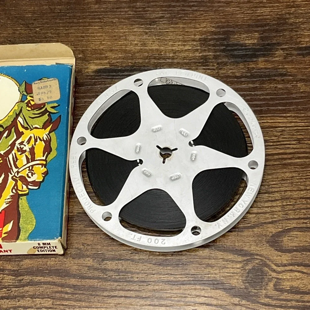 Guntown starring Kirby Grant 8MM Vintage Movie Original Box And Price Tag